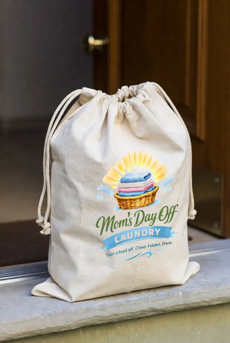 Laundry Time Canvas Bag