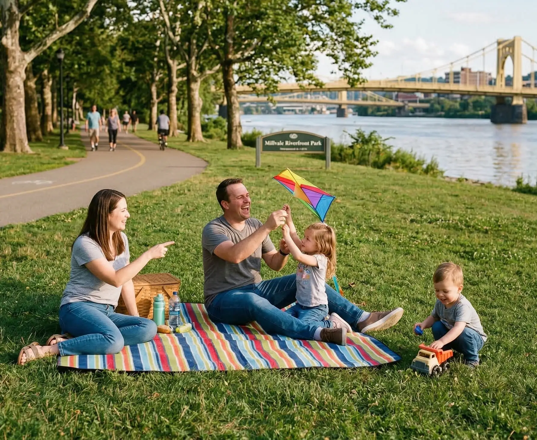Family At Millvale Park